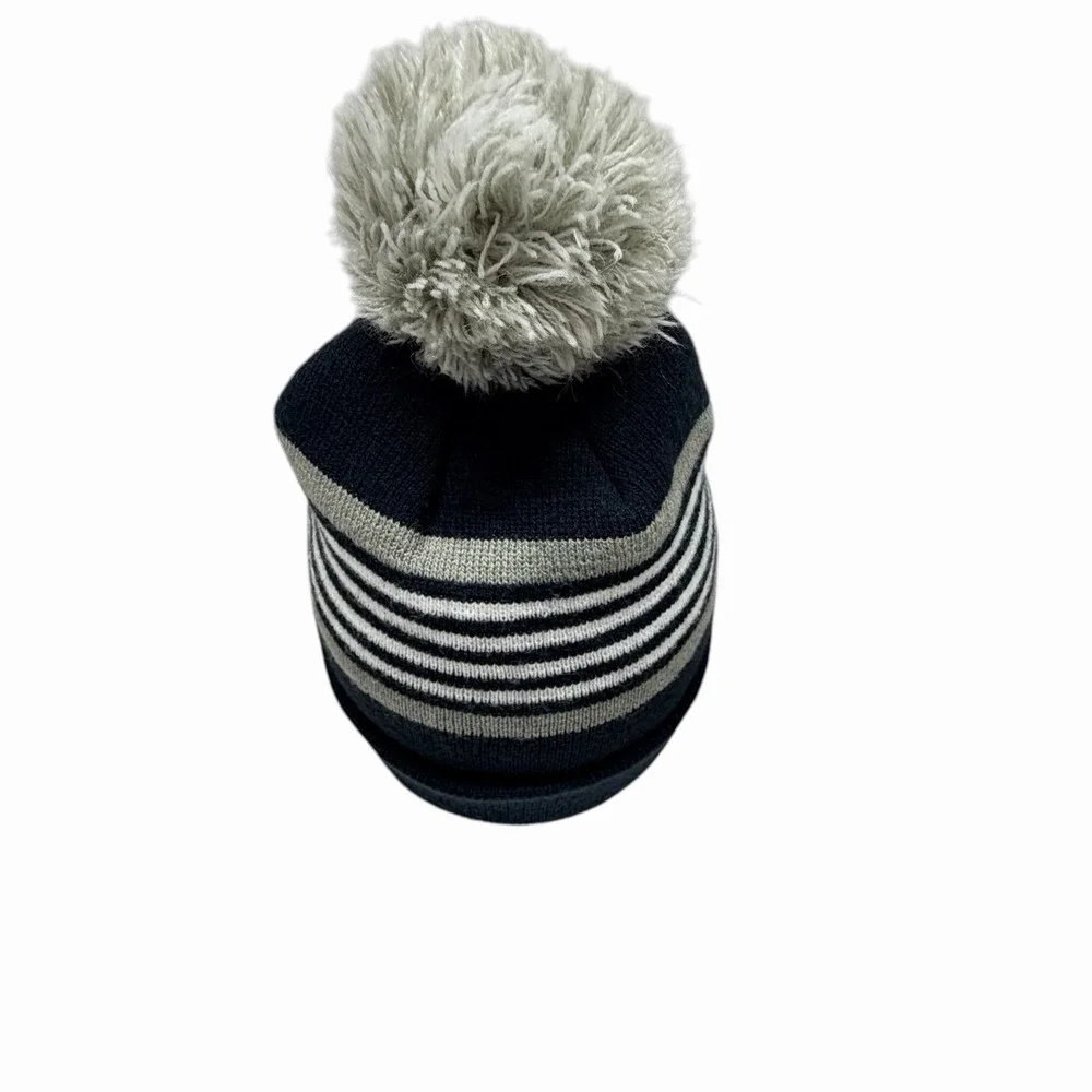Dallas Cowboys Knit Beanie‎ Hat Pom Pom Navy Gray NFL Football Winter Cap OSFA